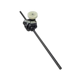   Fűnyíró meghajtóegység, Strend Pro Garden QL53P-196 benzinmotoros fűnyíróhoz, fekete/krémszínű, 48. számú pótalkatrész, edzett acél, előre szerelt szíjtárcsával