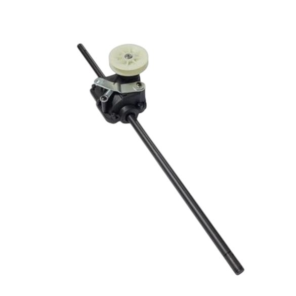 Fűnyíró meghajtóegység, Strend Pro Garden QL53P-196 benzinmotoros fűnyíróhoz, fekete/krémszínű, 48. számú pótalkatrész, edzett acél, előre szerelt szíjtárcsával