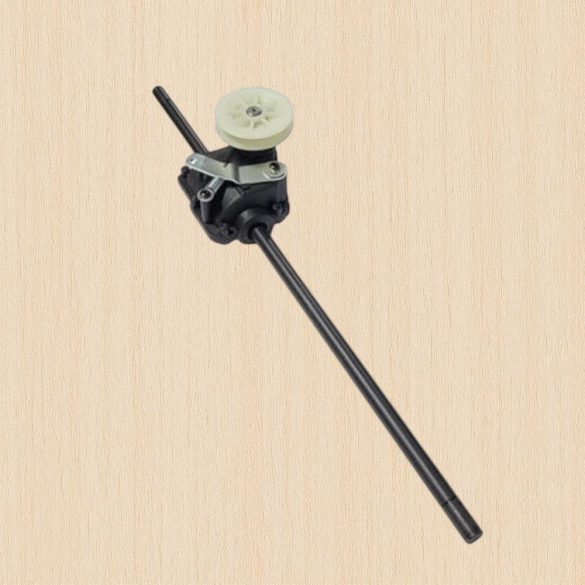 Fűnyíró meghajtóegység, Strend Pro Garden QL53P-196 benzinmotoros fűnyíróhoz, fekete/krémszínű, 48. számú pótalkatrész, edzett acél, előre szerelt szíjtárcsával