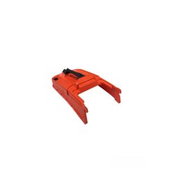   Fűnyíró fűgyűjtő alkatrész, Strend Pro Garden KG51SP-GCV170 fűnyíróhoz, narancssárga, 75. számú pótalkatrész, ütés- és UV-álló műanyag, szellőző lamellák