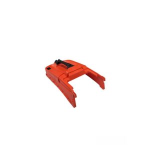 Fűnyíró fűgyűjtő alkatrész, Strend Pro Garden KG51SP-GCV170 fűnyíróhoz, narancssárga, 75. számú pótalkatrész, ütés- és UV-álló műanyag, szellőző lamellák