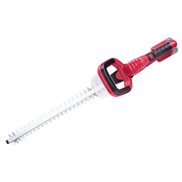Akkumulátoros sövényvágó, Worcraft CHT-S20LiA ShareSYS, piros/fekete, 51 cm pengehossz, 20 V Li-Ion, 1200 löket/perc, ütésvédelem, maximum 20 mm ágvastagság, akkumulátor és töltő nélkül