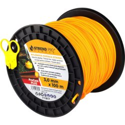   Fűkasza damil, Strend Pro Garden ProCom Plus, 3,0 mm, 100 m, narancssárga, szögletes, kopásálló, szakadásálló, túlmelegedésálló, tekercses