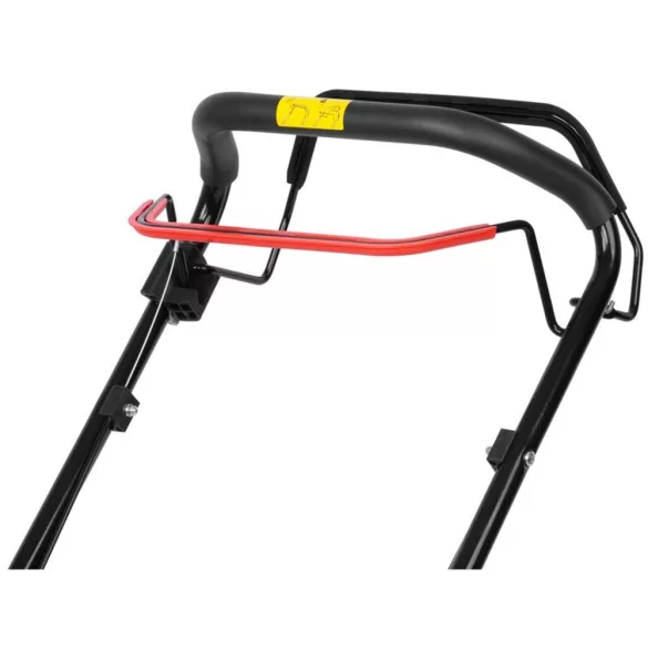 Benzinmotoros fűnyíró, Strend Pro Garden QL41S-139, fekete/piros, vágásszélesség: 40,6 cm, Loncin LC1P65FE-4 motor, 139 cm3, 4 ütemű, 2400 W, 3,2 LE, 3600 fordulat/perc, 45 l gyűjtőkosár, önjáró