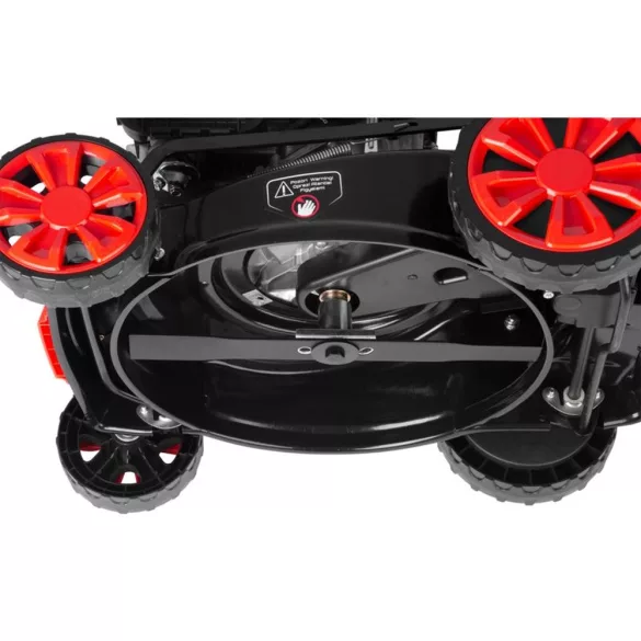 Benzinmotoros fűnyíró, Strend Pro Garden QL41S-139, fekete/piros, vágásszélesség: 40,6 cm, Loncin LC1P65FE-4 motor, 139 cm3, 4 ütemű, 2400 W, 3,2 LE, 3600 fordulat/perc, 45 l gyűjtőkosár, önjáró