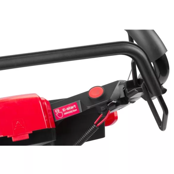 Benzinmotoros fűnyíró, Strend Pro Garden QL46PD-139, fekete/piros, vágásszélesség: 46 cm, Loncin motor, 139 cm3, 4 ütemű, 2400 W, 3,2 LE, 3600 fordulat/perc, 60 l gyűjtőkosár, mulcsozás, önjáró