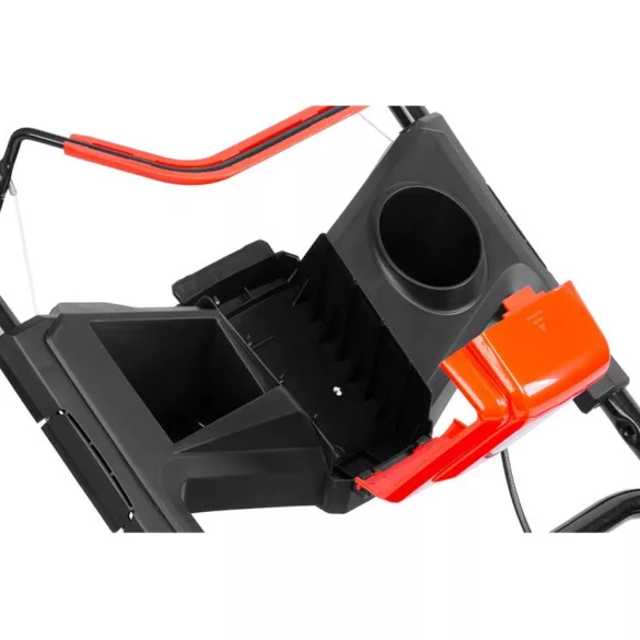Benzinmotoros fűnyíró, Strend Pro Garden QL51P-196, fekete/piros, vágásszélesség 51 cm, Loncin V200 motor, 196 cm3, 4 ütemű, 4000 W, 5,4 LE, 3600 fordulat/perc, 60 l gyűjtőkosár, oldalkidobás, mulcsozás, önjáró