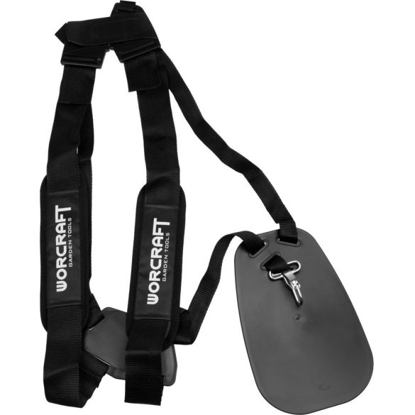 Benzinmotoros bozótvágó és fűkasza, Worcraft GT52-430B, piros/ezüst, 1400 W, kétütemű motor, 1,1 l üzemanyagtartály, tartozékokkal