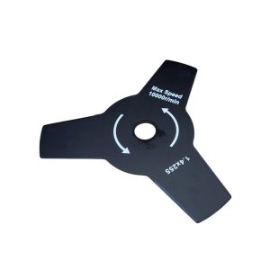 Bozótvágó kés, Worcraft CGT-S40LiBHP bozótvágóhoz, fekete, 255 mm, 3 fogú vágótárcsa, 57. számú pótalkatrész