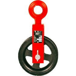   Csiga, Brano Z 500 B, 500 kg, piros/fekete, szemmel, kézi működtetésű, hordozható, köteles használathoz, egyszerű kialakítás