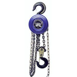  Láncos emelő, Strend Pro TRC9020, kék, kézi, 2000 kg teherbírás, lánchossz: 250 cm, csigasoros, kampókkal