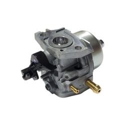   Fűnyíró karburátor, Strend Pro Garden QN41D benzinmotoros fűnyíróhoz, ezüst-metál, 49. számú pótalkatrész, alumínium ház, sárgaréz csatlakozók