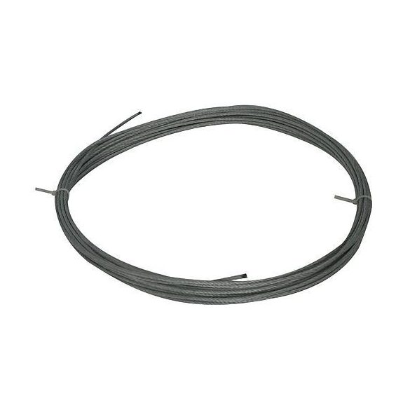 Acélsodrony, Strend Pro YT-400/800 csörlőhöz, szürke, acél, húzásálló, kopásálló, nehéz emeléshez