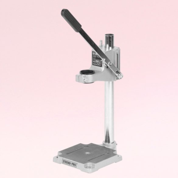Fúrógép állvány, Strend Pro DS-6071, állítható magasságú, munkapadra rögzíthető