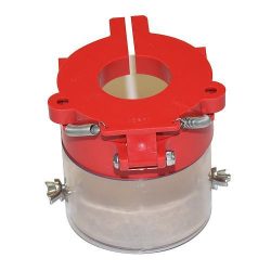   Állványos fúrógép védőpajzs, Worcraft DP05-16 fúrógéphez, piros, 60. számú pótalkatrész, felhajtható, rugós takaróval