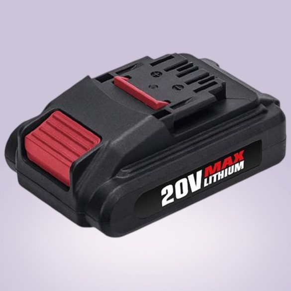 Akkumulátor, Worcraft CD-20 Li-ion, 20 V, 2,0 Ah, cserélhető, újratölthető