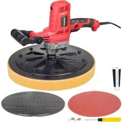   Elektromos falcsiszoló, Worcraft DWS07-390A, piros/fekete, 750 W, 230 V, csiszolótányér: 375 mm, fordulatszám: 110 fordulat/perc, vakolathoz, 5 m kábel, porszívó adapter