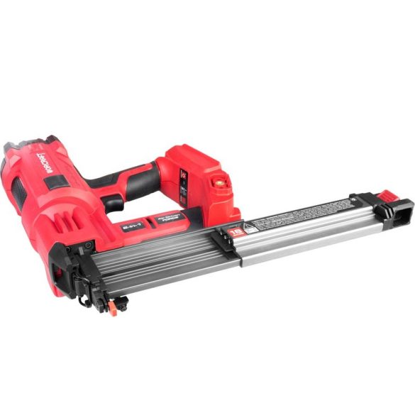 Akkumulátoros tűzőgép, szögbelövő, Worcraft CNS-S20LiB ShareSYS, piros/fekete, 10-40 mm kapocshossz, U alakú kapcsokhoz, 20-50 mm szeghossz, 20 V Li-Ion, akkumulátor és töltő nélkül