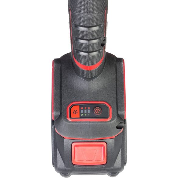 Akkumulátoros sarokcsiszoló, Worcraft CAG-S20LiBM, ShareSYS, piros/fekete, 125 mm, 20 V Li-Ion, 9500 fordulat/perc, akkumulátor és töltő nélkül