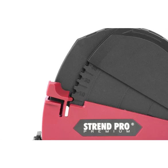 Sarokcsiszoló elszívó burkolat, Strend Pro CDS5, piros/fekete, 115 / 125 mm sarokcsiszolóhoz, porszívóhoz csatlakoztatható (TC113119)