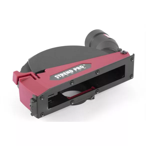 Sarokcsiszoló elszívó burkolat, Strend Pro CDS5, piros/fekete, 115 / 125 mm sarokcsiszolóhoz, porszívóhoz csatlakoztatható (TC113119)