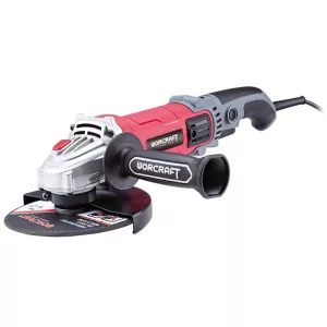 Elektromos sarokcsiszoló, Worcraft AG14-150S, piros/fekete, 150 mm, 1400 W, 11 500 fordulat/perc, 230 V