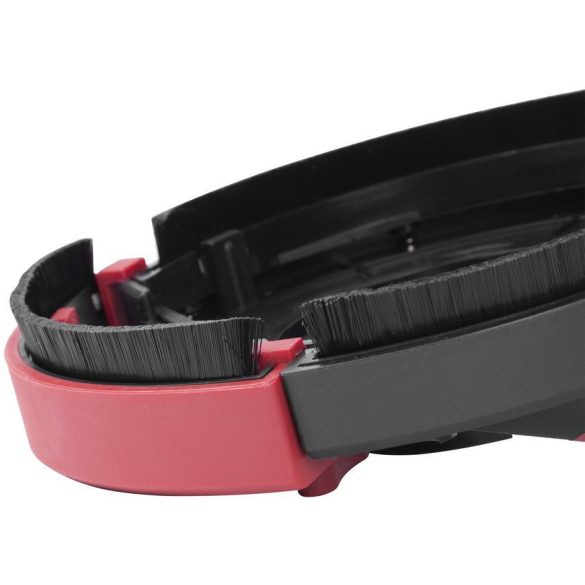 Sarokcsiszoló elszívó fedél, Strend Pro DP128, piros/fekete, 115 / 125 mm, sarokcsiszolóhoz, porszívóhoz csatlakoztatható