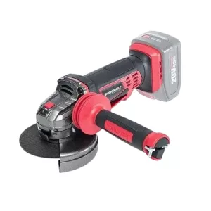 Akkumulátoros sarokcsiszoló, Worcraft CAG-S20Li, piros/fekete, 115 mm, 20 V Li-Ion, 10 000 fordulat/perc, gyorskioldó, akkumulátor és töltő nélkül