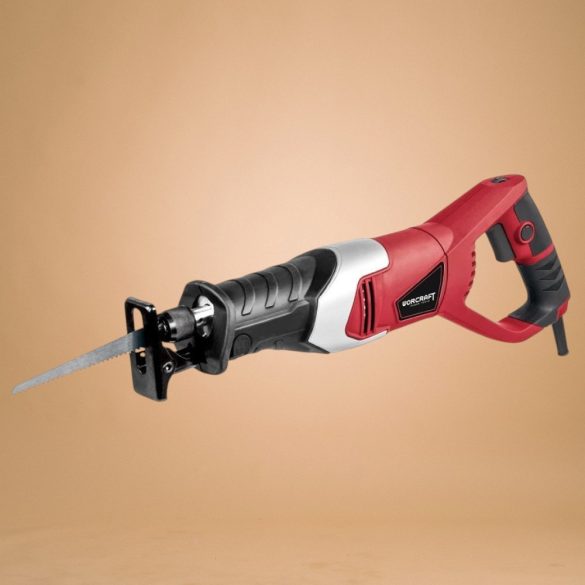 Elektromos orrfűrész, Worcraft RS07-115H, piros/ezüst/fekete, 650 W, 230 V, 800–3000 löket/perc, lökethossz: 20 mm