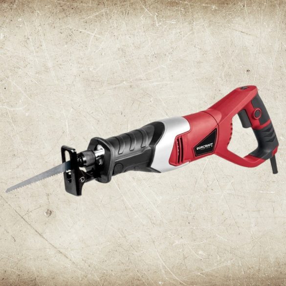 Elektromos orrfűrész, Worcraft RS07-115H, piros/ezüst/fekete, 650 W, 230 V, 800–3000 löket/perc, lökethossz: 20 mm