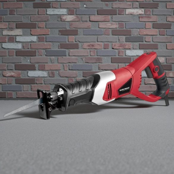 Elektromos orrfűrész, Worcraft RS07-115H, piros/ezüst/fekete, 650 W, 230 V, 800–3000 löket/perc, lökethossz: 20 mm