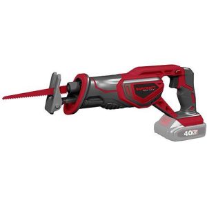 Akkumulátoros orrfűrész, Worcraft CSS-S20Li ShareSYS, piros/fekete, 4 Ah 20 V Li-Ion, 0-3000 löket/perc, lökethossz: 26 mm, akkumulátor és töltő nélkül