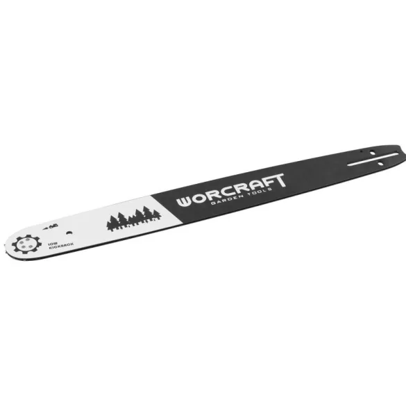 Láncfűrész vezetőlemez, Worcraft GCS52-20D láncfűrészhez, fekete/fehér, 50 cm