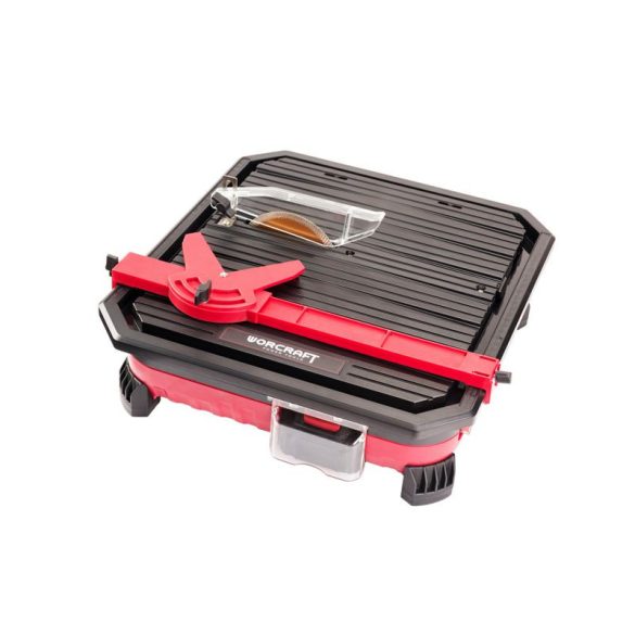 Akkumulátoros csempevágó, Worcraft CTS-S20Li ShareSYS, 110 mm, 0-45°, maximum 24/16 mm vastagság, 20 V Li-Ion, 3800 fordulat/perc, csempéhez és járólaphoz, akkumulátor és töltő nélkül