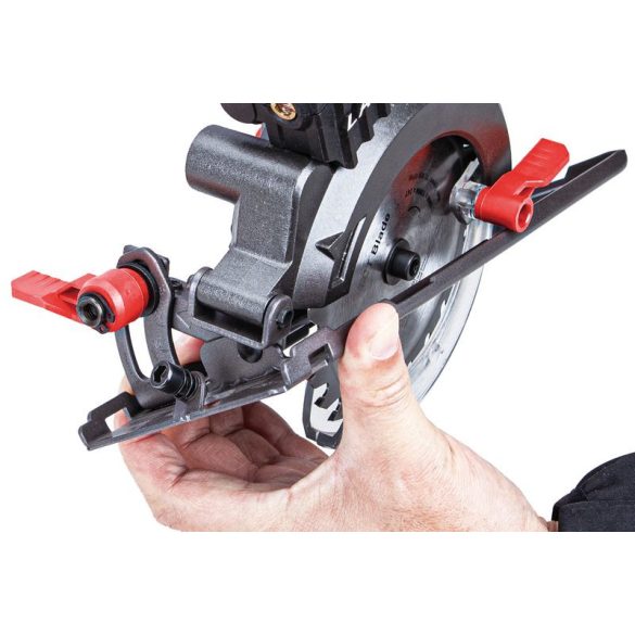 Akkumulátoros körfűrész, Worcraft CMCS-S20LiB ShareSYS, mini, 4 Ah 20 V Li-Ion, 115 mm tárcsa, 5000 fordulat/perc, 42,8 cm vágásmélység, merülővágás