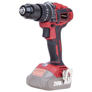 Akkumulátoros fúró-csavarozó, Worcraft CHD-S20LiBA ShareSYS, piros/fekete, 50 Nm, 0-1600 fordulat/perc, 20 V Li-Ion, akkumulátor és töltő nélkül