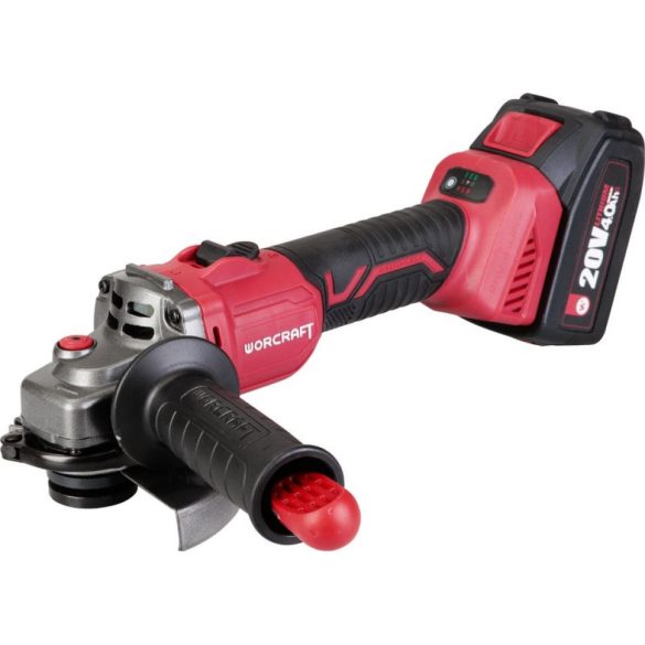 Akkumulátoros szerszámgépkészlet, Worcraft XCUBE001 ShareSYS, 1 db Worcraft CHD-S20LiBA csavarbehajtó és Worcraft CAG-S20LiBS-125 sarokcsiszoló, 2 x 4,0 Ah akkumulátorral és töltővel, kofferben