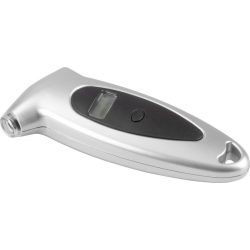   Gumiabroncs nyomásmérő, Strend Pro Airtool DT-3, ezüst, digitális, akkumulátoros, automatikus kalibrálás, skálaválasztás (psi, bar, mm), ±0,5 psi pontosság