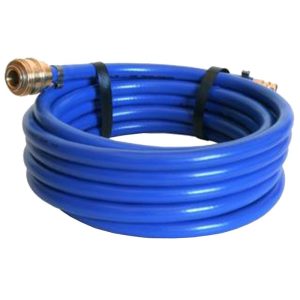 Kompresszor tömlő, Strend Pro Airtool PU007, kék, 10 m, 8 x 14 mm, 3/8" csatlakozó, 8 bar, BASF PU, pneumatikus szerszámokhoz