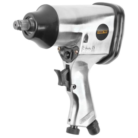 Ütvecsavarozó készlet, Strend Pro Airtool WF-002A, ezüst, 17 db, pneumatikus, tartozékokkal, bőröndben, kompresszorhoz