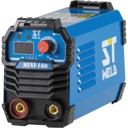   Inverteres hegesztőgép, Strend Pro ST Weld Mini 160HA, kék/fekete, 230 V, 30 -160 A, elektróda: 2,5 – 4 mm, 80% hatásfok