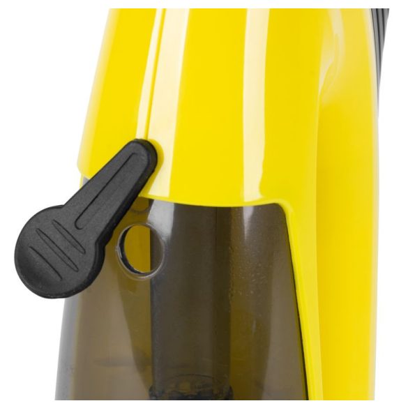 Ablaktörlő, Strend Pro VAC-79W, sárga/fekete, 28 cm, 280 ml, akkumulátoros, szórófejes palackkal, 60 ml szennyvíztartállyal, könnyű, praktikus