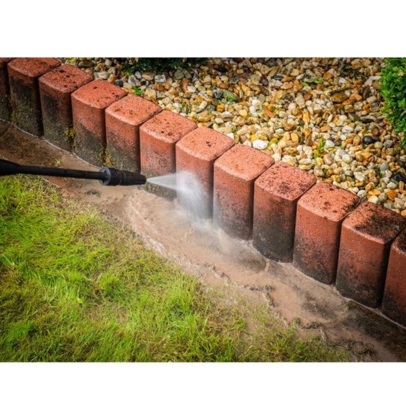 Elektromos magasnyomású mosó, Worcraft HC17-090, szürke/piros, 1700 W, 135 bar, 230 V, átfolyás: 7,5 l/perc, 5 m tömlő, 250 ml habosító tartály