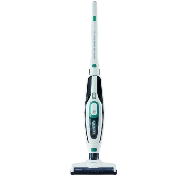 Porszívó, Leifheit, Regulus PowerVac 2 az 1-ben 11925, 20 V, 125 W, akkumulátoros, zsák nélküli, LED világítás, forgókefe, 2 üzemmód: eco és turbó