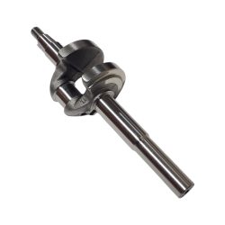   Fűnyíró főtengely, Strend Pro Garden QL51PD-196 benzinmotoros fűnyíróhoz, ezüstszürke, 6. számú pótalkatrész, gyári, edzett acél, CNC megmunkált, precíz kiegyensúlyozású