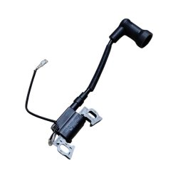   Fűnyíró gyújtótekercs, Strend Pro Garden QL51PD-196 benzinmotoros fűnyíróhoz, fekete, előre szerelt kábel és pipa, időjárásálló