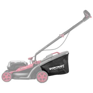 Fűnyíró fűgyűjtő alkatrész, Worcraft CLM-S40Li akkumulátoros fűnyíróhoz, fekete, 77. számú pótalkatrész