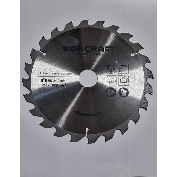 Fűrészlap gérvágóhoz, Worcraft MST14-210 gérvágó fűrészhez, 62. számú pótalkatrész