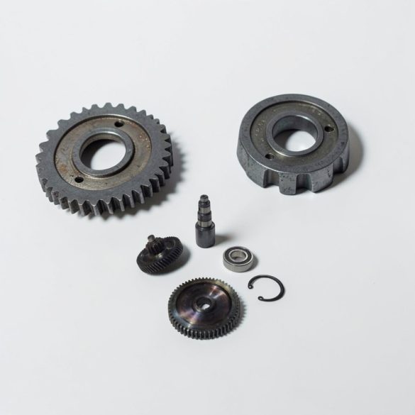 Habarcskeverő fogaskerék és tengely készlet, Strend Pro EM12-120 elektromos habarcskeverőhöz, 13., 15., 17., 18., 30. ,32. számú pótalkatrész