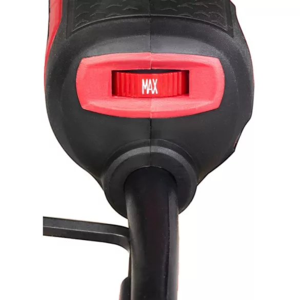 Elektromos multifunkciós csiszoló, Worcraft MF-300, piros/fekete, 300 W, 230 V, oszcillációs csiszolás, vágás, kaparás, fordulatszám: 10 000-21 000 fordulat/perc